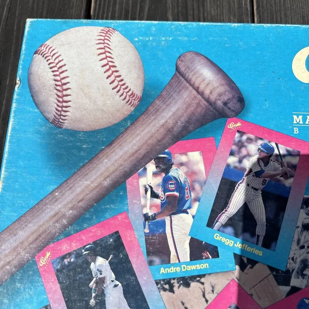 Vtg 1989 Classic Major League Baseball Board Game - Open Box w/ Sealed Cards MLB